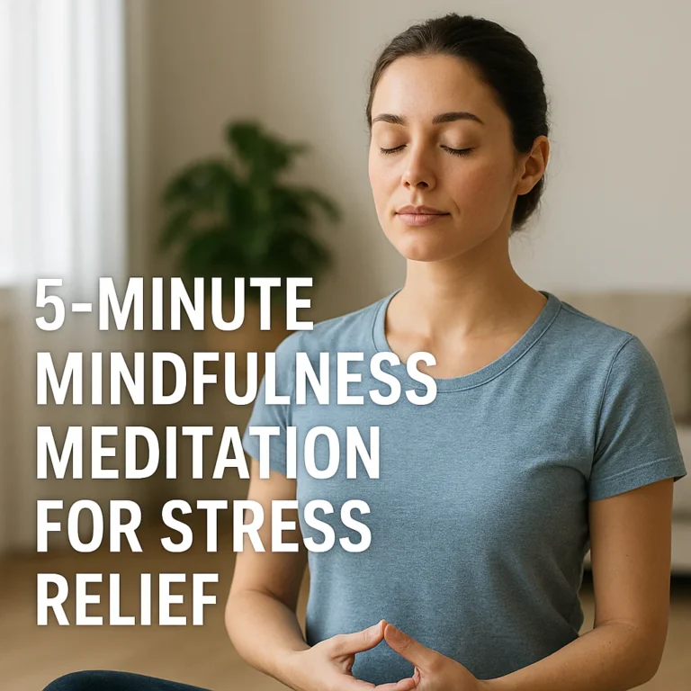 Featured image for Can 5-Minute Mindfulness Really Crush Stress 2026